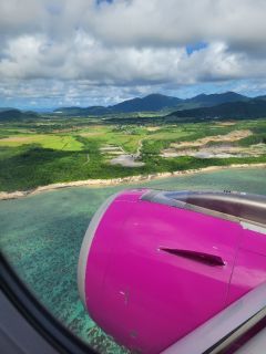 🛫いよいよ石垣島に着陸です。