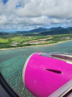 🛫いよいよ石垣島に着陸です。